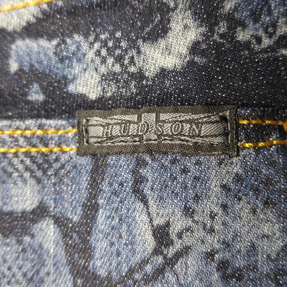 Hudson Nico SuperSkinny Midrise Reptile Print B144 - Picture 7 of 7